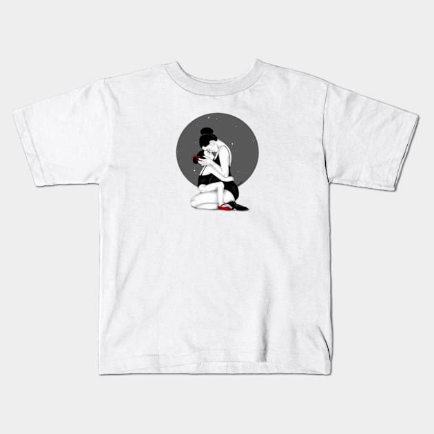 mothers and daughters Kids T-Shirt by MOKO